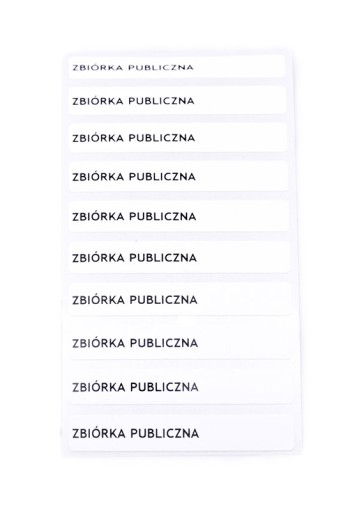 Pečať do zbernej plechovky (sada 10 pečatí)