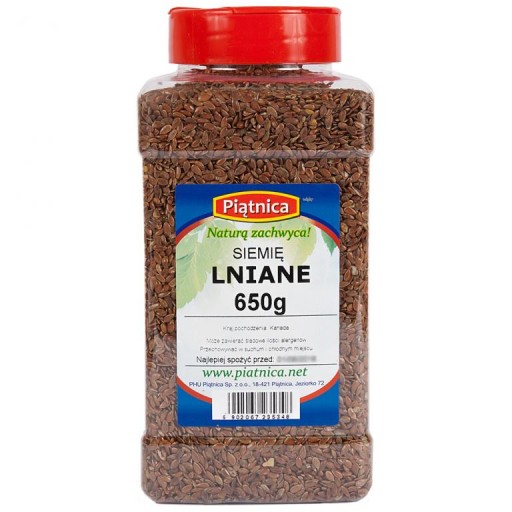 HNEDÉ ĽANOVÉ ZRNÁ Dóza 650g PIATNICA