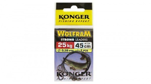 Konger Tungsten Leaders 45cm/25kg (1 ks)