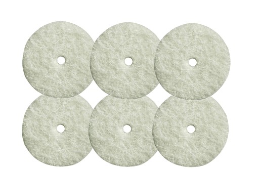 PLSTENÝ LEŠTIACI DISK 13mm 414 DREMEL 6 ks