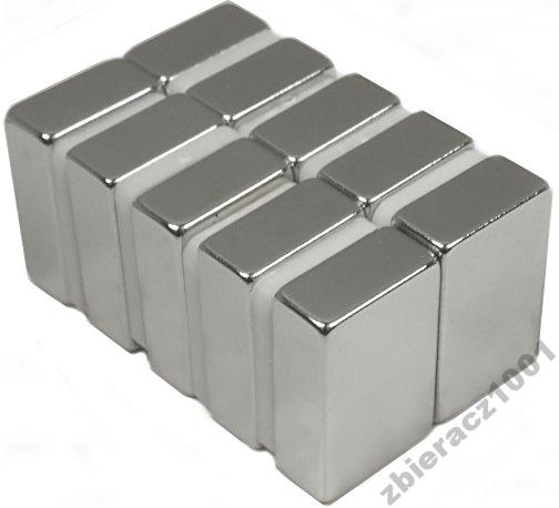 Neodymový tanierový magnet 10x10x10 Neodymové magnety