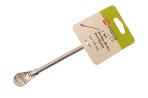 YERBA MATE BOMBILLA, NEREZOVÁ OCEL, 16 CM
