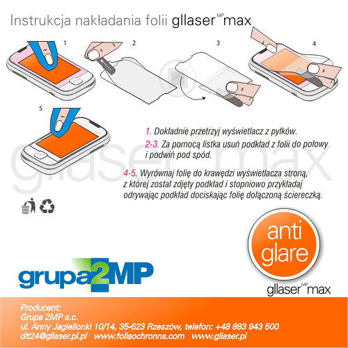 GLLASER AG matná ochranná fólia Tom Tom GO 5200