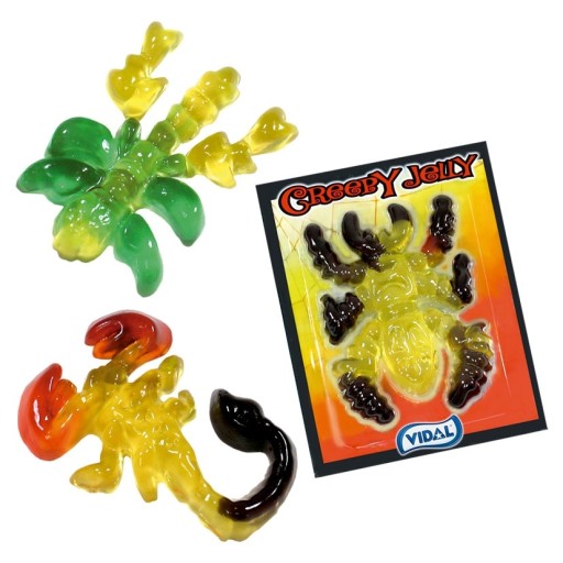 Creepy Jelly VIDAL Insects Worms 1 ks