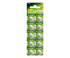 10 x alkalická batéria GP LR44 A76 L1154 AG13