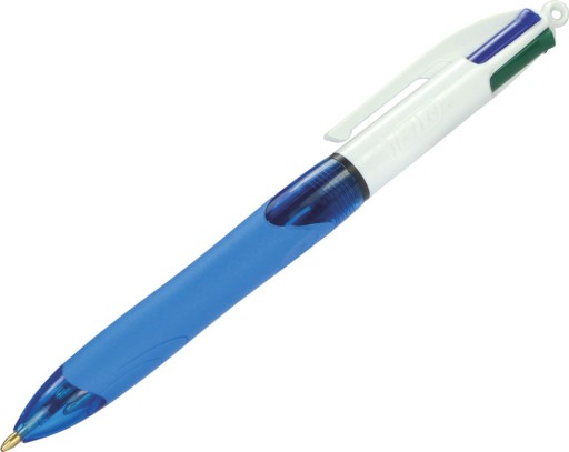 BIC 4COLORS GRIP STREDNÁ AUTOMATICKÁ GUĽOČKA 4 FARBY ŠKOLA 4V1