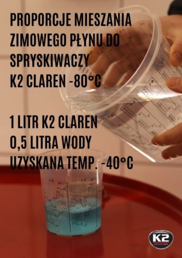 K2 CLAREN -80C 1L KVAPALINA OSTREKOVANIA KONCENTR