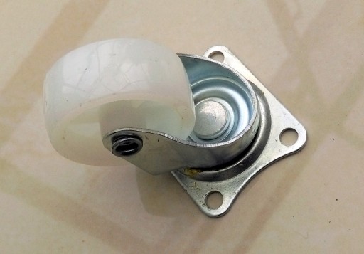 Priemer koliesok 40 mm, polypropylén, tanierové, otočné, kolieska