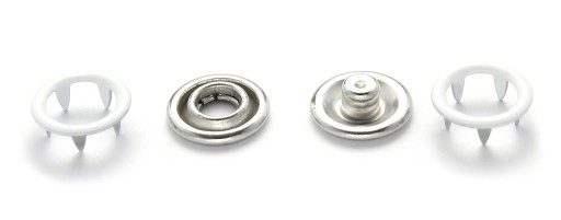 Pružinové patentky 10,5mm 20 sád Patentky na košele