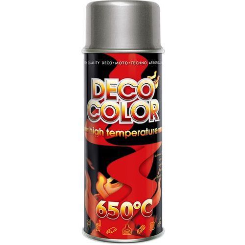 DECO COLOR TERMOLAK 650 stupňov 400ml HLINÍK