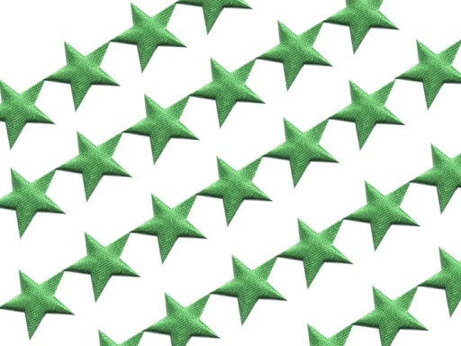 Dekoratívne aplikácie 0,5 m Star Full Green