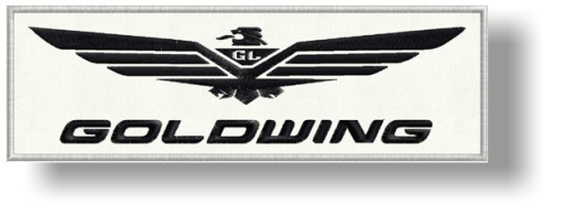 Goldwing Honda Thermo Patch Super kvalita 120x40