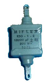 KONDENZÁTOR __ Strieborná sľuda __ KSG-1 __ 18nF 500V