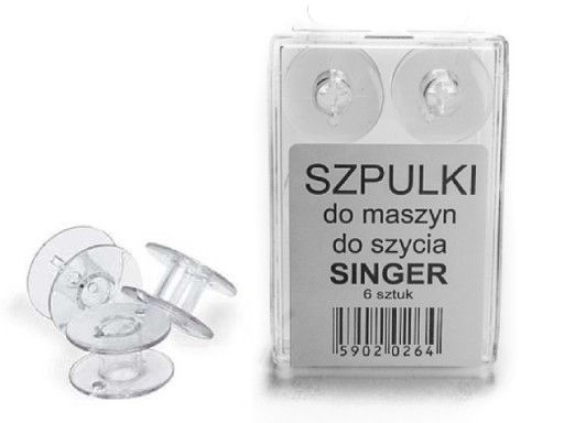 CIBINKY pre stroje SINGER, 6 kusov, na vypuklé nite