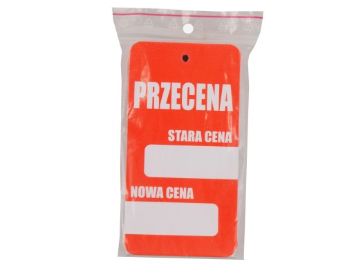 KARTÓNOVÉ ETIKETY ETIKETY ZĽAVOVÝ ETIKETY S/N 50 ks