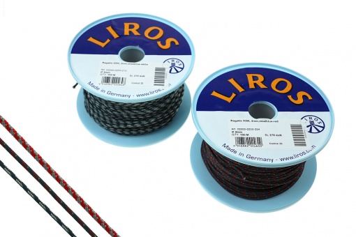 Lano 100% DYNEEMA LIROS D-Pro 2mm Halyard / Silver