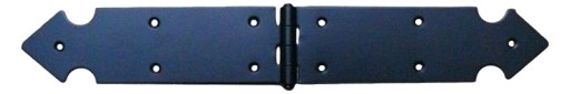 Poľský dekoračný stavebný pánt 350x50x2,3mm čierny