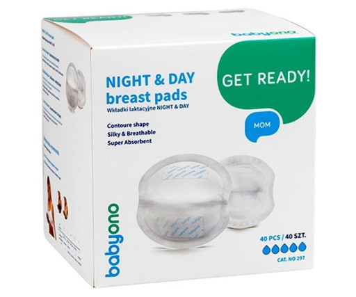 BABYONO vložky na dojčenie Night&Day 40 ks.