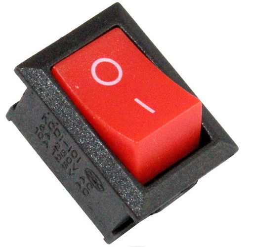 Kolískový vypínač KCD1 101 6A 250V ZAP-VYP