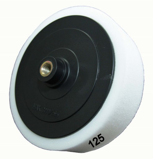 LEŠTIACA HUBKA TVRDÁ 150MM M14 BIELY LEŠTIACI DISK NA LEŠTENIE