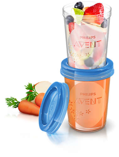 AVENT VIA nádoba na potraviny 180 ml s vrchnákom