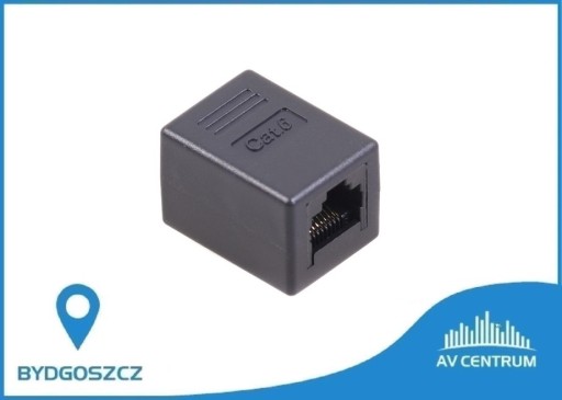 ZLATÝ KONEKTOR RJ45 BAREL 8p8c ZÁSUVKA-LAN
