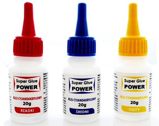 LARGE Super Glue POWER GLUE Kyanoakryl HRUBÝ 20g