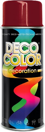 DECO COLOR FARBA LAK RAL 3004 SPREJ 400ml