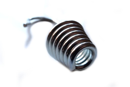Káblový hák, 8mm hrot, pozinkovaný, háčik s pružinou