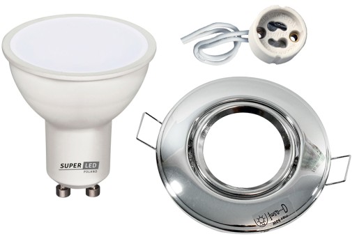 Sada halogénovej žiarovky MOVABLE guľatá + LED GU10 6W