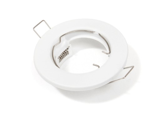 SET PEVNÝCH BIELICH HALOGÉNOVÝCH SVIETIDIEL + LED ŽIAROVKA 5W + GU10 6000K