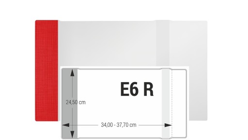 Obal knihy E6, nastaviteľný, 24,2x34,0 BIURFOL
