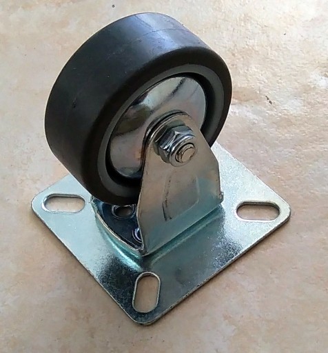 Kolieska 50 mm pevné nábytkové koliesko, koliesko z termoplastickej gumy