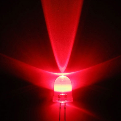 BIELE A FAREBNÉ LED diódy 10mm 10 KS