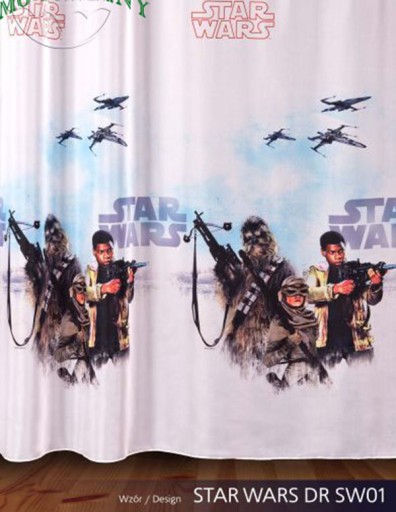 MG ZÁCLONA voál DISNEY STAR WARS SW01 výška 150 NOVINKA
