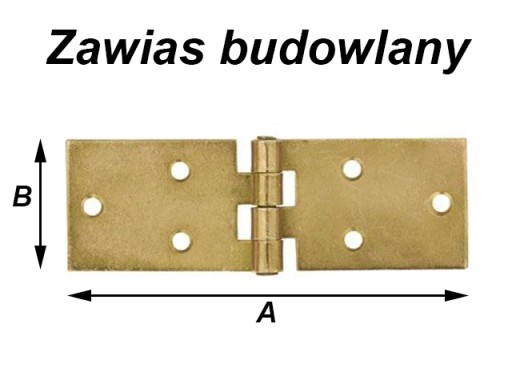 stavebný záves ZB30 / 300x50x2,0