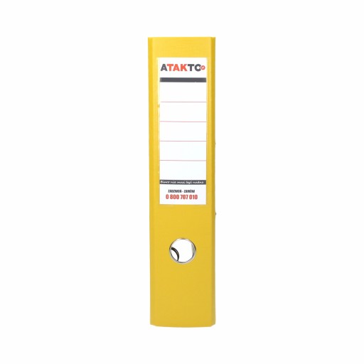 A4/75 pákový zakladač žltý Atakto