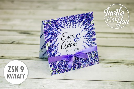 Svadobné oznámenia ZSK9 Flowers + príloha ZDARMA