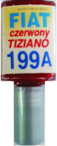 FIAT 199A ČERVENÝ NÁTER TIZIANO ŠKRABANKY