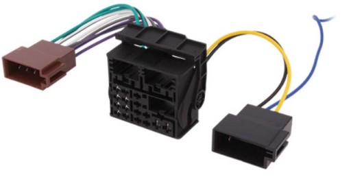 ISO KONEKTOR ADAPTÉR TOVÁRNE RÁDIO VW RCD200 300