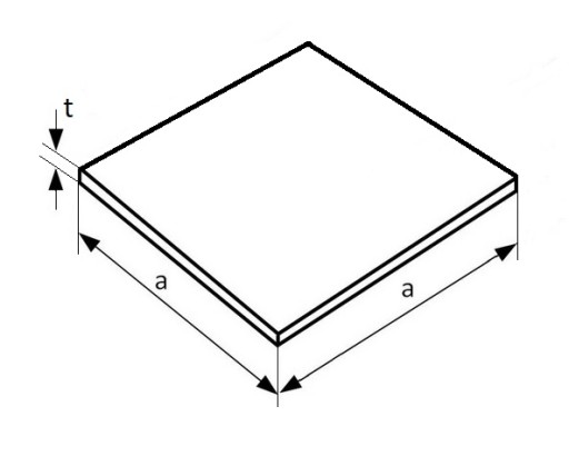 Oceľový plech, formát g/h, 3x200x200 mm