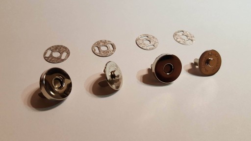 MAGNETICKÁ SVORKA 18mm STRIEBORNÝ MAGNET 2 kusy