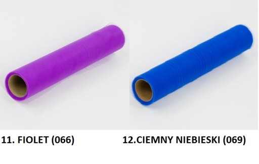 Tyl 50 cm - 9 metrov, mix farieb