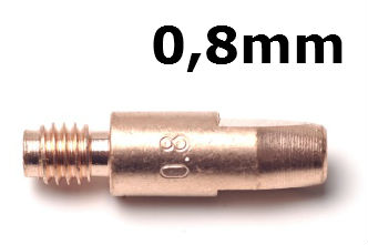 Kontaktný hrot MB24 MB25 MB36 MB240 drôt 0,8 M6