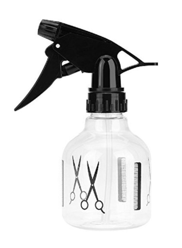 a.t.a Kadernícky rozprašovač, plastový, čierny, s nápisom, 250 ml