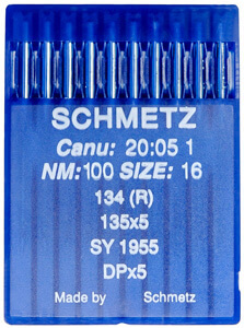 Schmetz hrubé ihlice 135x5 DPx5 '100 10 ks.