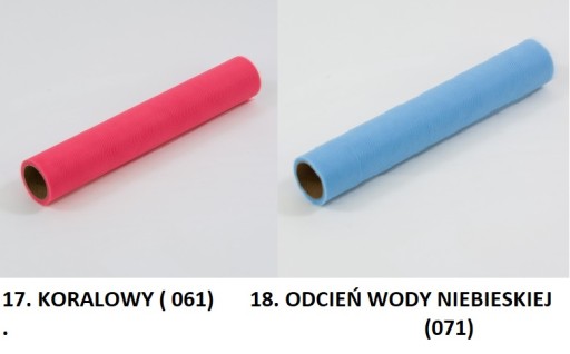 Tyl 50 cm - 9 metrov, mix farieb