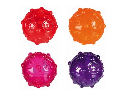 Trixie LOPTA, TERMOPLASTICKÁ guma, Squeaky, 8cm