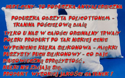 VANKÚŠ JASIEK 40x40 ANTIALERGÉNY, rôzne veľkosti