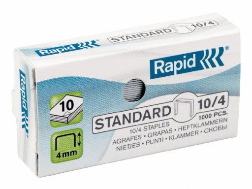 KANCELÁRSKE ZOŠÍVAčky Kazety do zošívačky Sada 1000 ks 10/4 Rapid SOLID